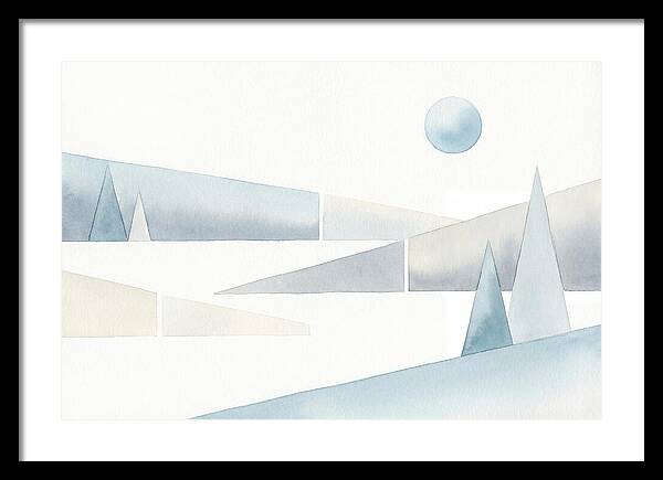 Frosty Minimalist Landscape
