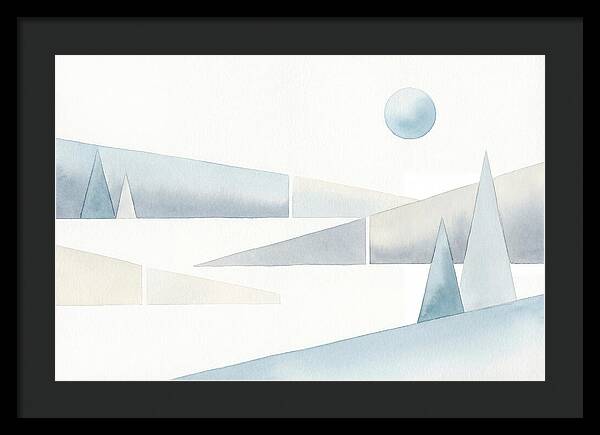 Frosty Minimalist Landscape