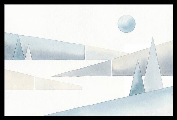 Frosty Minimalist Landscape