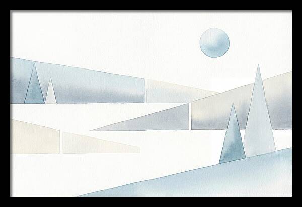 Frosty Minimalist Landscape