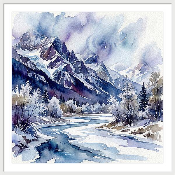 Frozen Mountain Serenity