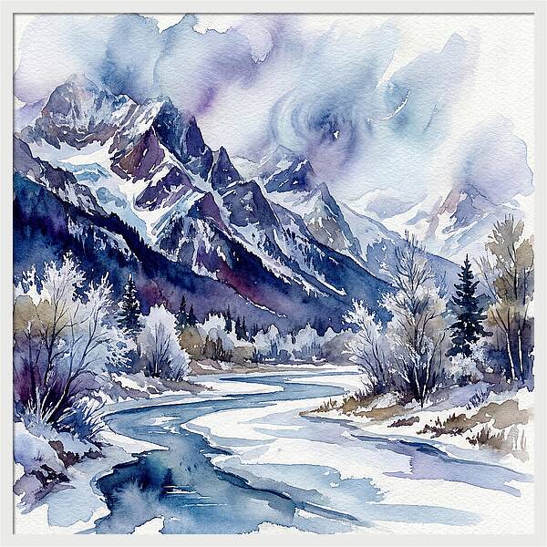 Frozen Mountain Serenity