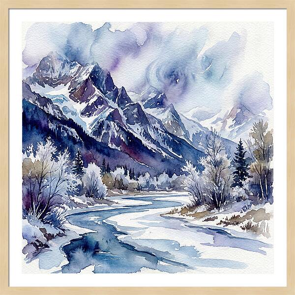 Frozen Mountain Serenity