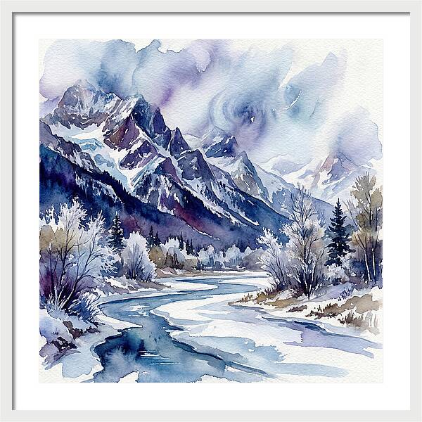 Frozen Mountain Serenity