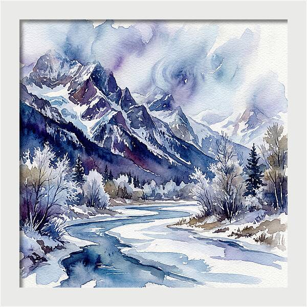 Frozen Mountain Serenity