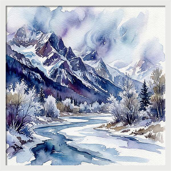 Frozen Mountain Serenity