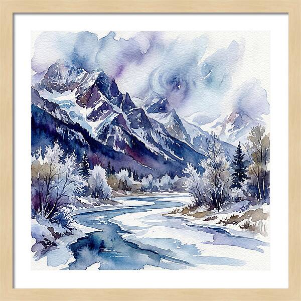 Frozen Mountain Serenity