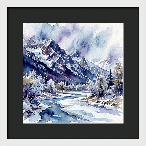 Frozen Mountain Serenity