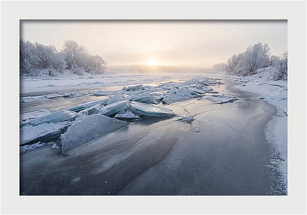 Frozen River Serenity