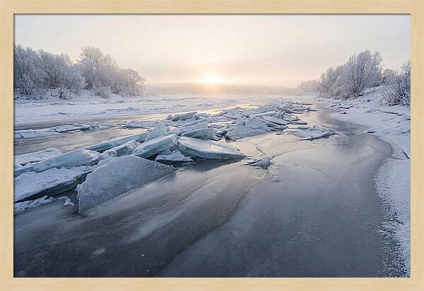 Frozen River Serenity