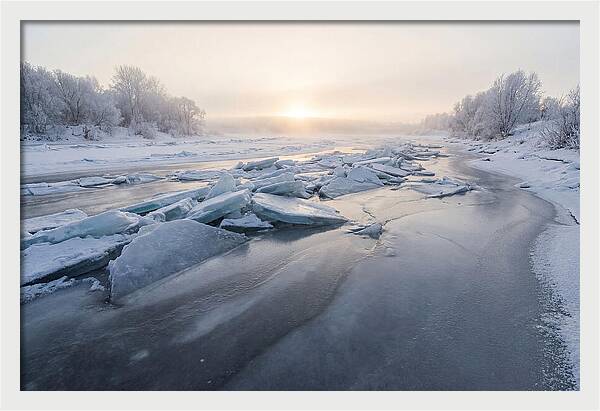 Frozen River Serenity
