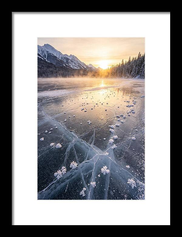 Frozen Serenity At Dusk