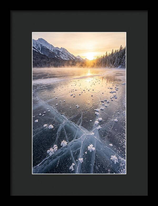 Frozen Serenity At Dusk
