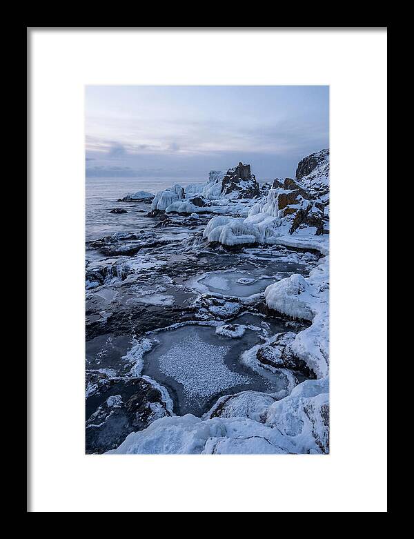 Frozen Shoreline Serenity