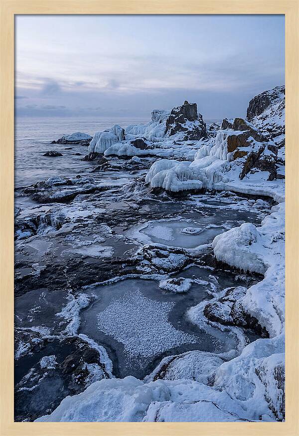 Frozen Shoreline Serenity