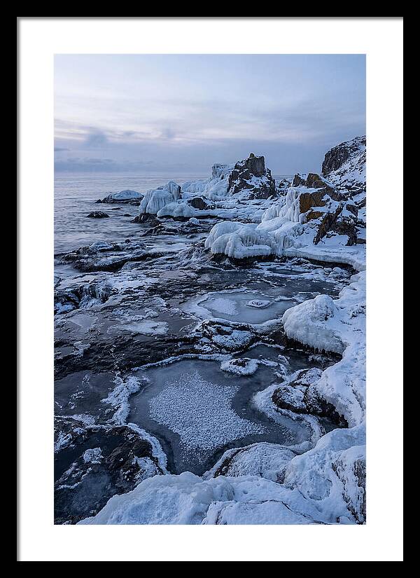 Frozen Shoreline Serenity