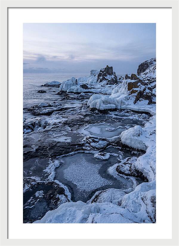 Frozen Shoreline Serenity