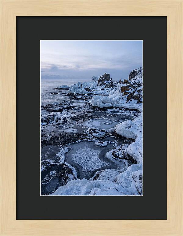 Frozen Shoreline Serenity