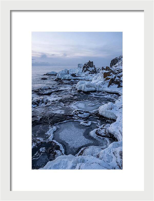 Frozen Shoreline Serenity
