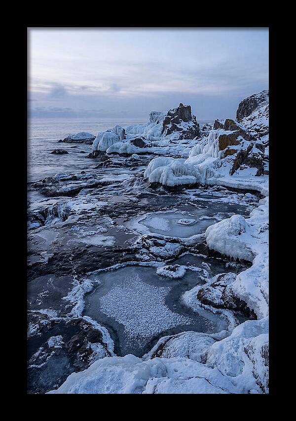 Frozen Shoreline Serenity