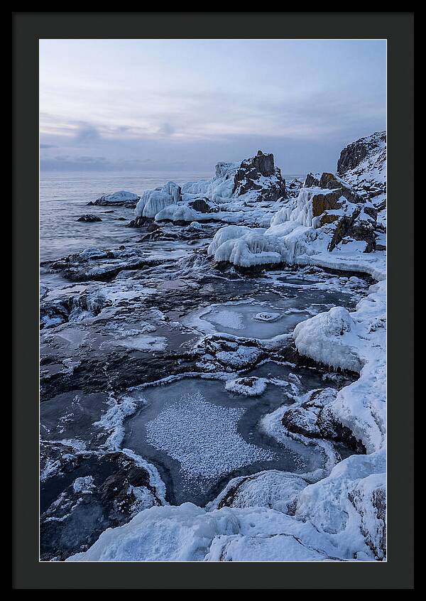 Frozen Shoreline Serenity