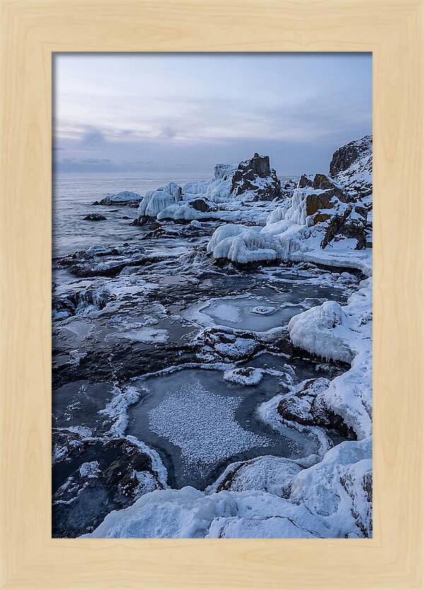 Frozen Shoreline Serenity