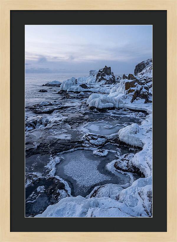 Frozen Shoreline Serenity