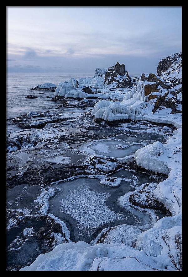 Frozen Shoreline Serenity