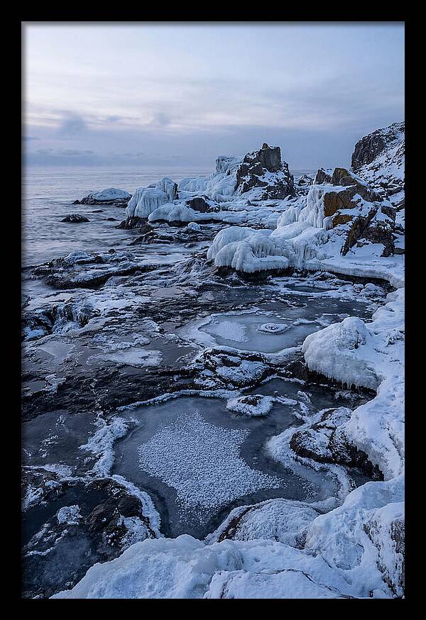 Frozen Shoreline Serenity