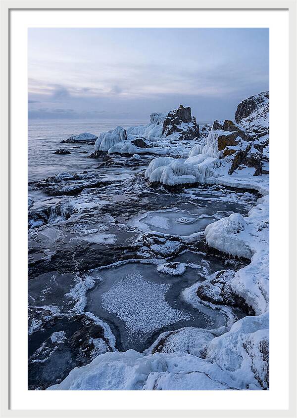 Frozen Shoreline Serenity