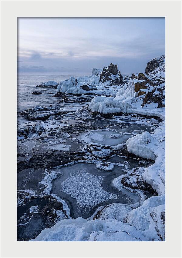 Frozen Shoreline Serenity