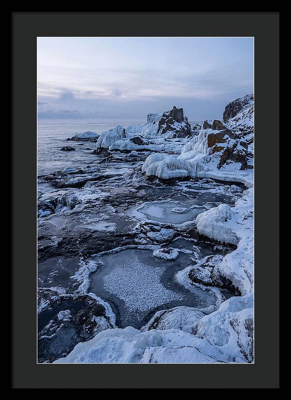 Frozen Shoreline Serenity