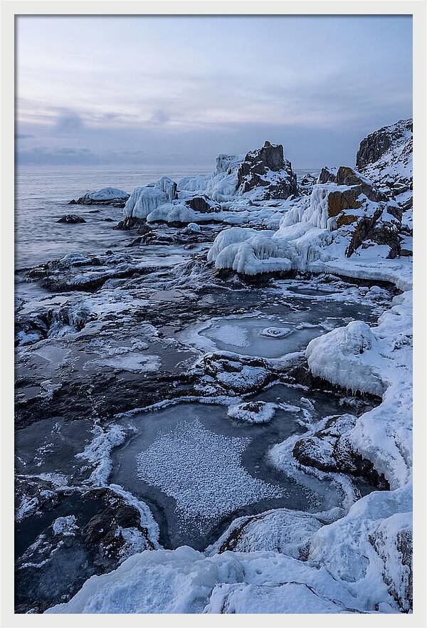 Frozen Shoreline Serenity