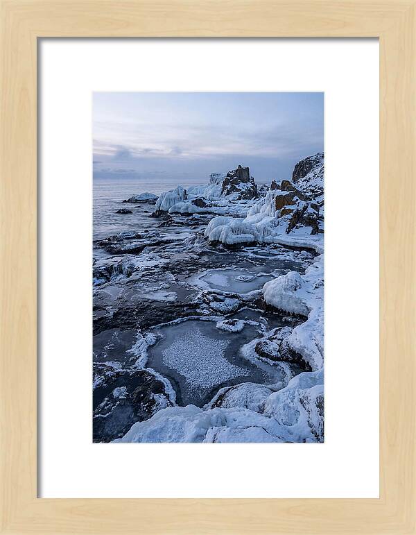 Frozen Shoreline Serenity