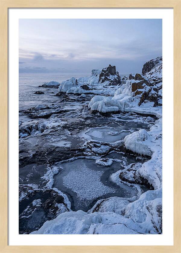 Frozen Shoreline Serenity