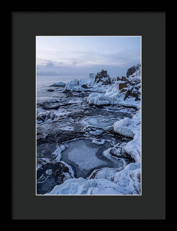 Frozen Shoreline Serenity
