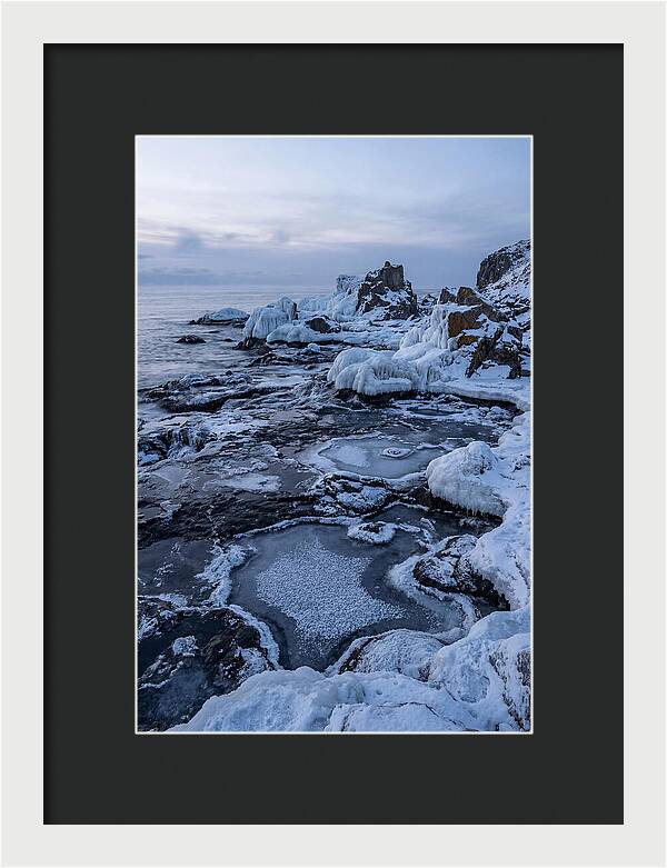 Frozen Shoreline Serenity