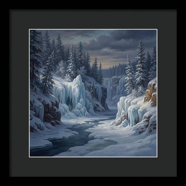 Frozen Tranquility In Nature
