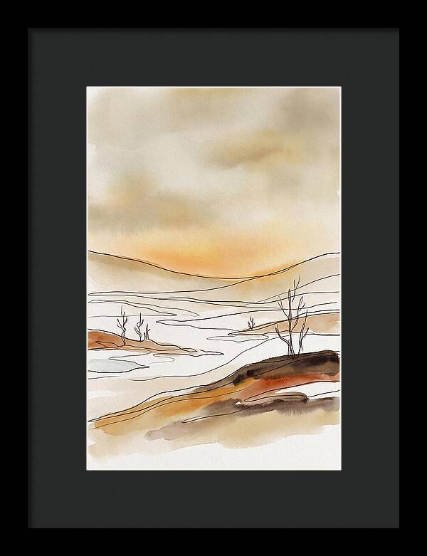 Frozen Tundra With Northern Glow