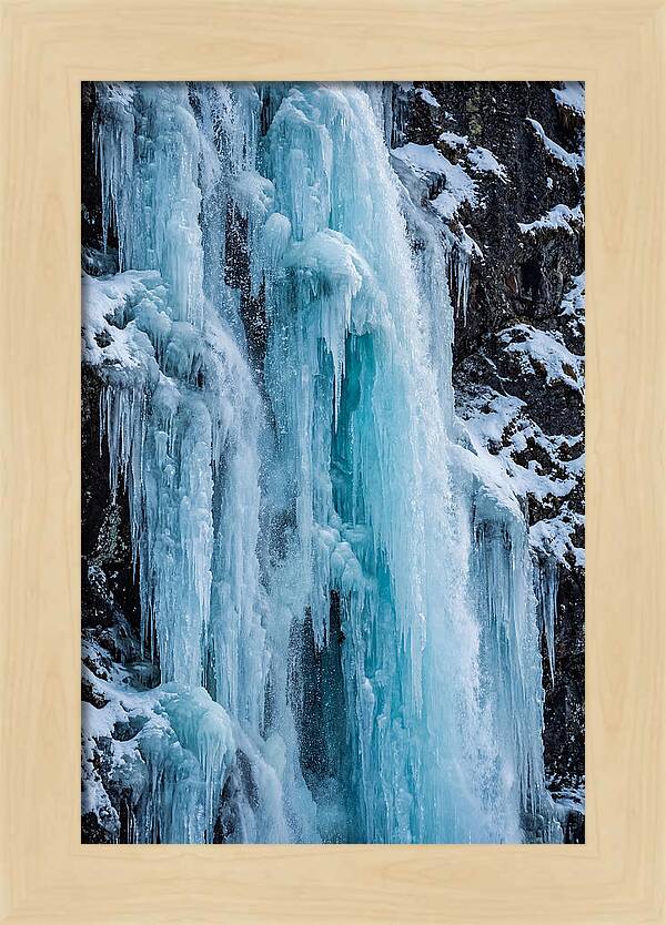 Frozen Waterfall Serenity
