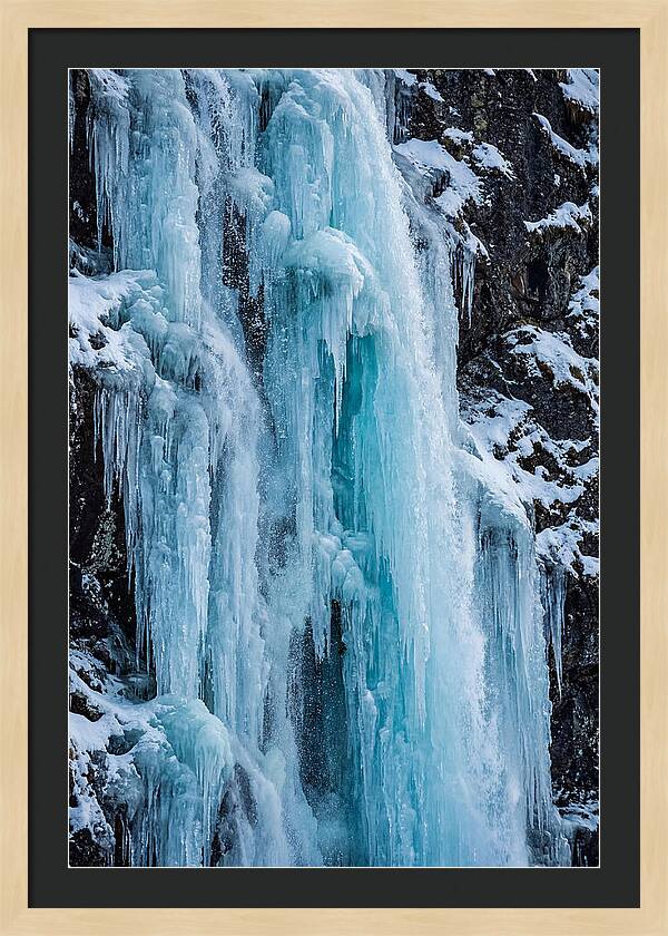 Frozen Waterfall Serenity