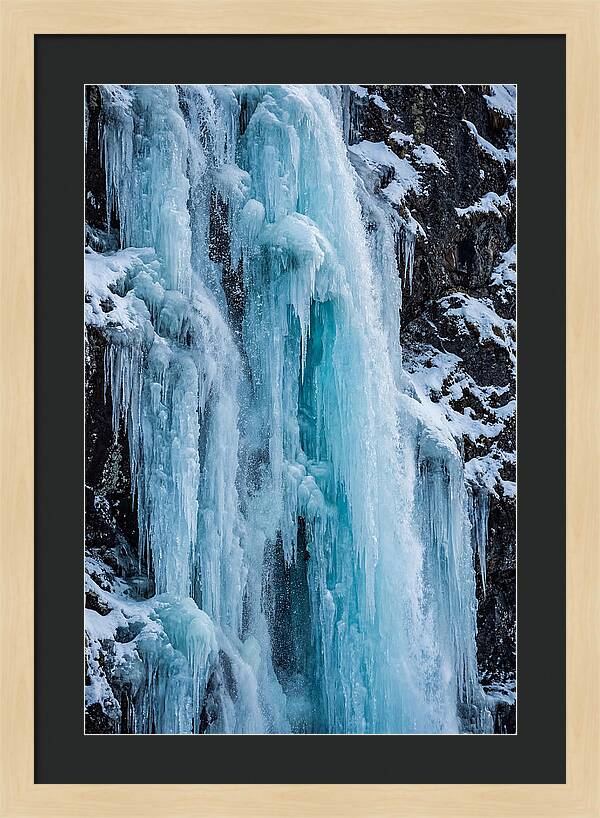 Frozen Waterfall Serenity
