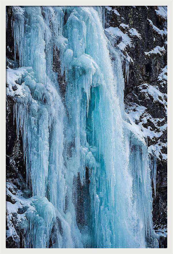 Frozen Waterfall Serenity