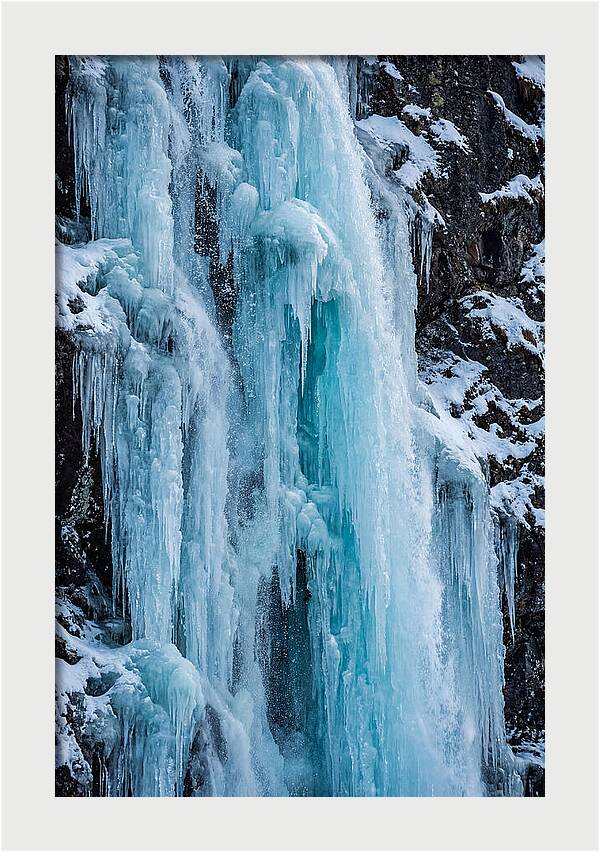 Frozen Waterfall Serenity