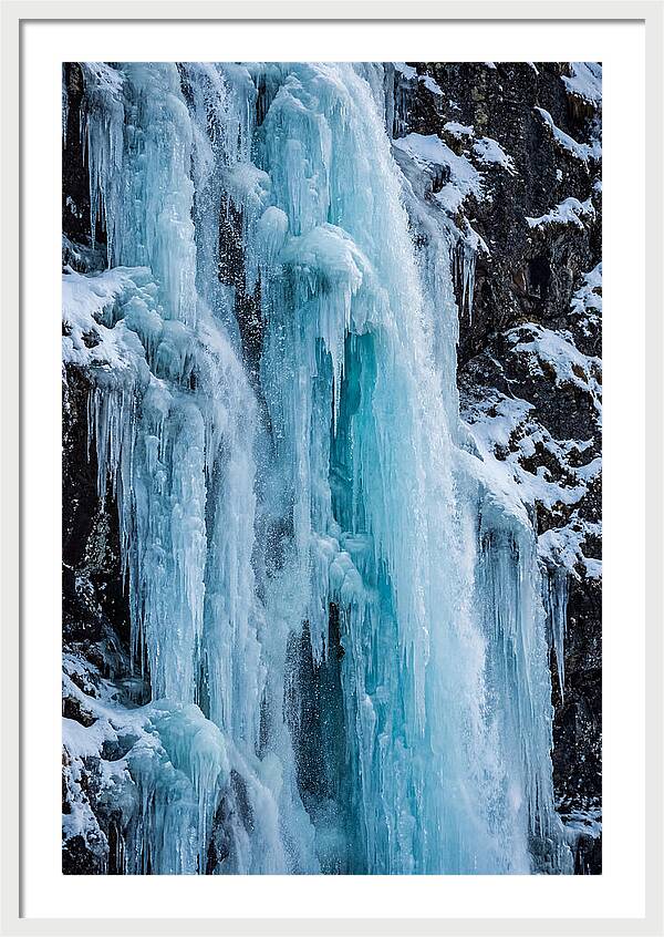 Frozen Waterfall Serenity