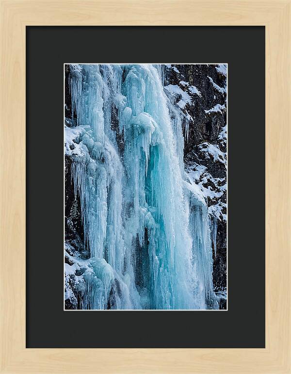 Frozen Waterfall Serenity
