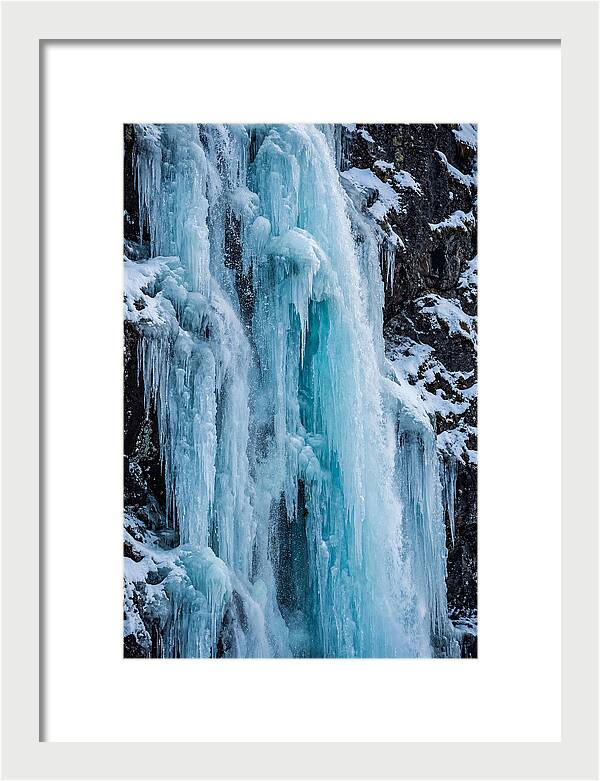 Frozen Waterfall Serenity