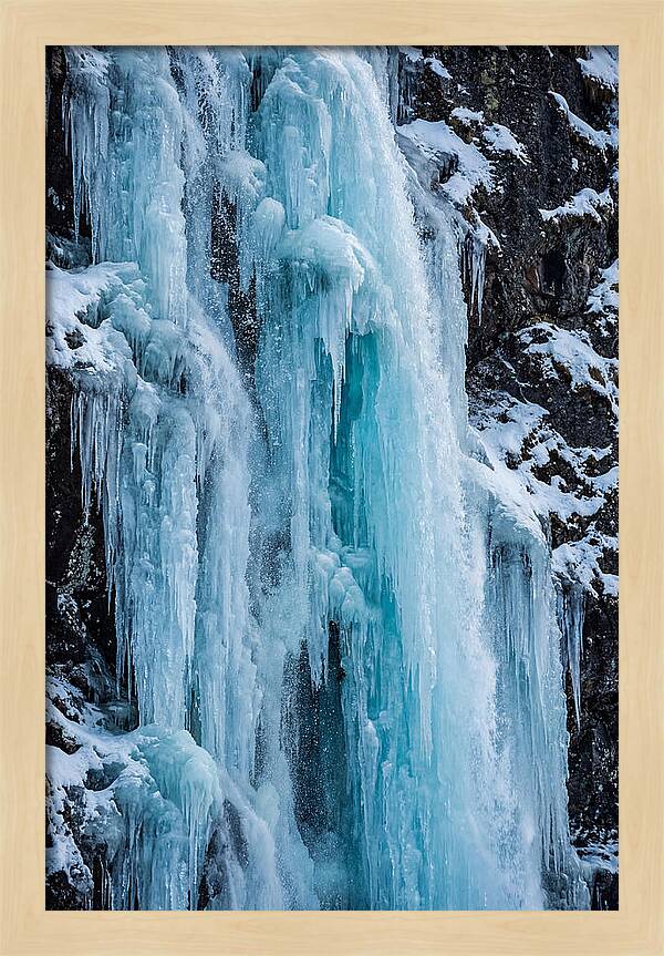 Frozen Waterfall Serenity