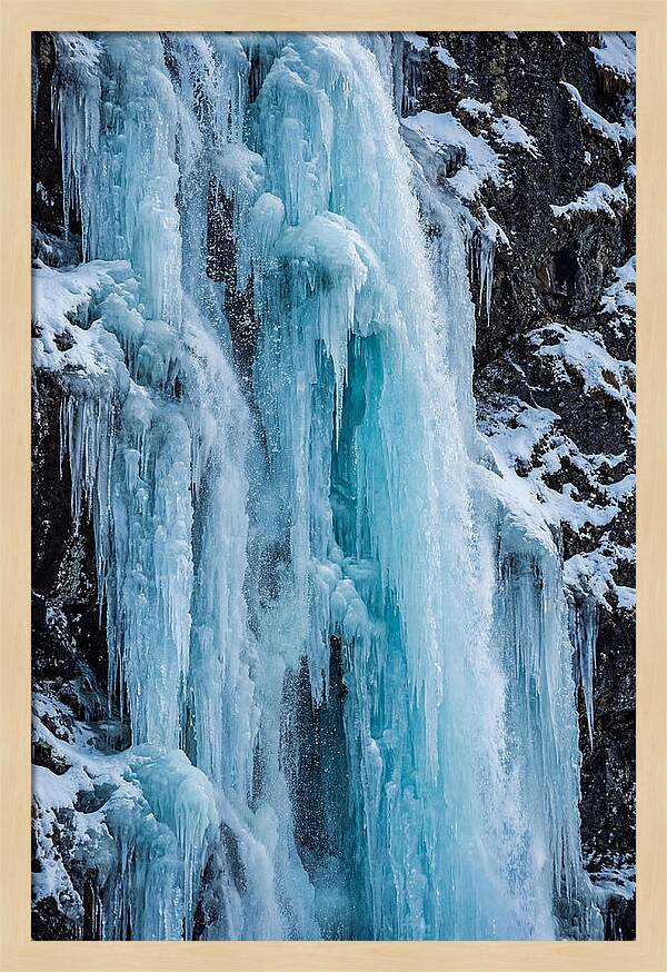 Frozen Waterfall Serenity