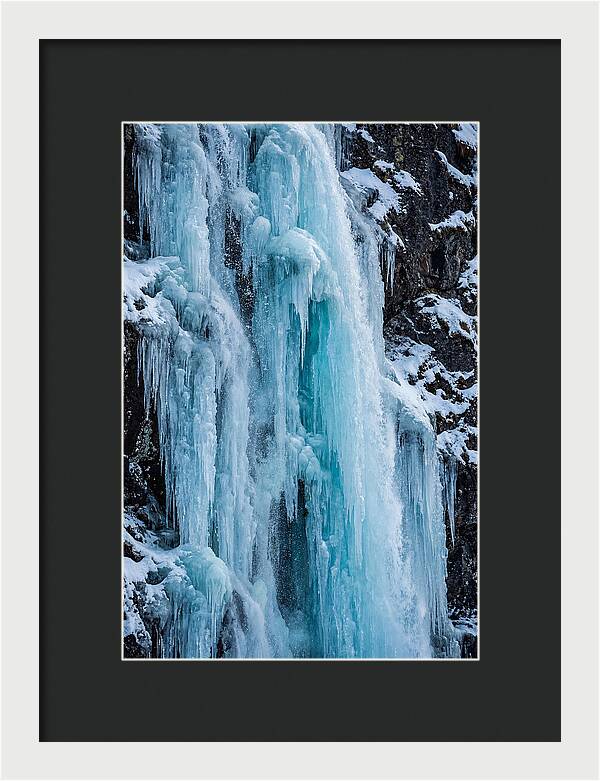 Frozen Waterfall Serenity